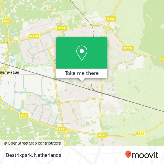 Beatrixpark map