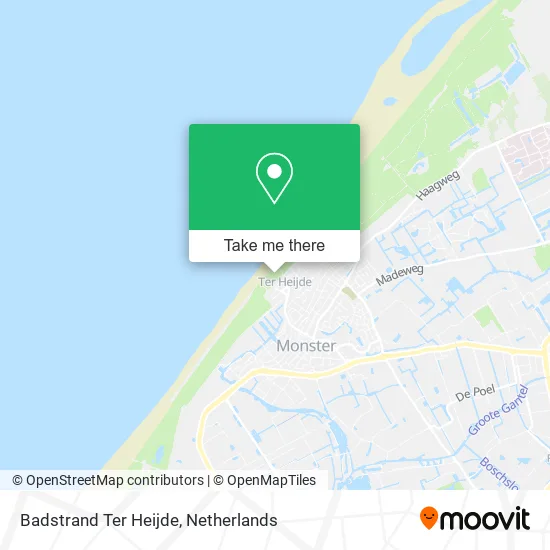 Badstrand Ter Heijde map