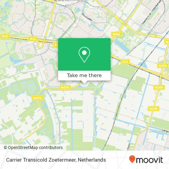 Carrier Transicold Zoetermeer Karte