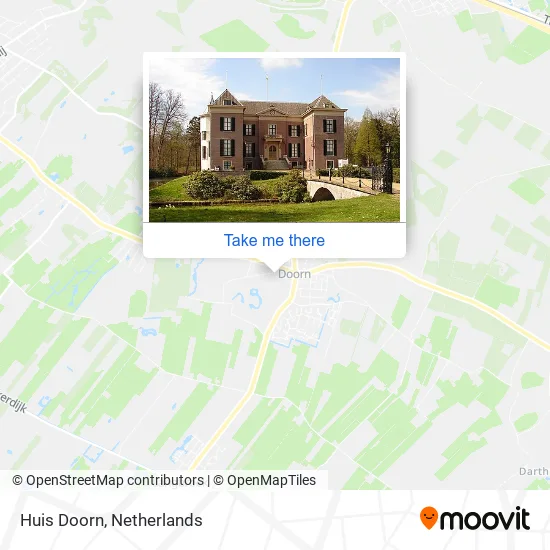 Huis Doorn map