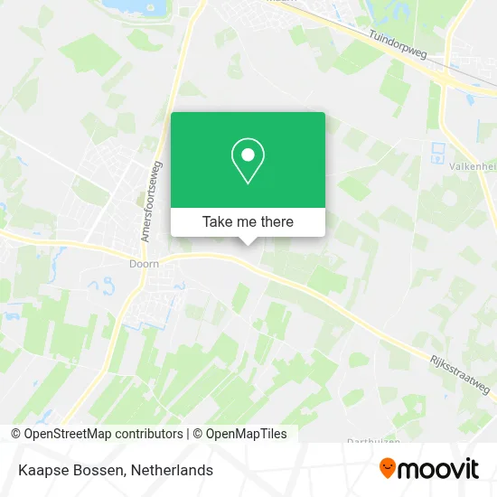 Kaapse Bossen map