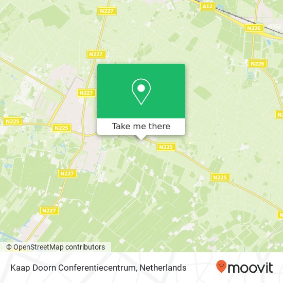 Kaap Doorn Conferentiecentrum map