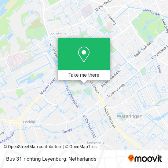 Bus 31 richting Leyenburg map