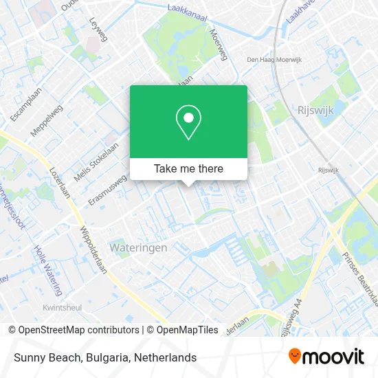 Sunny Beach, Bulgaria map