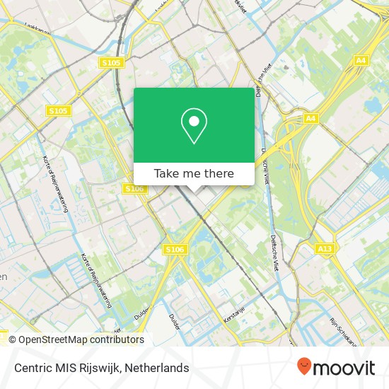 Centric MIS Rijswijk map