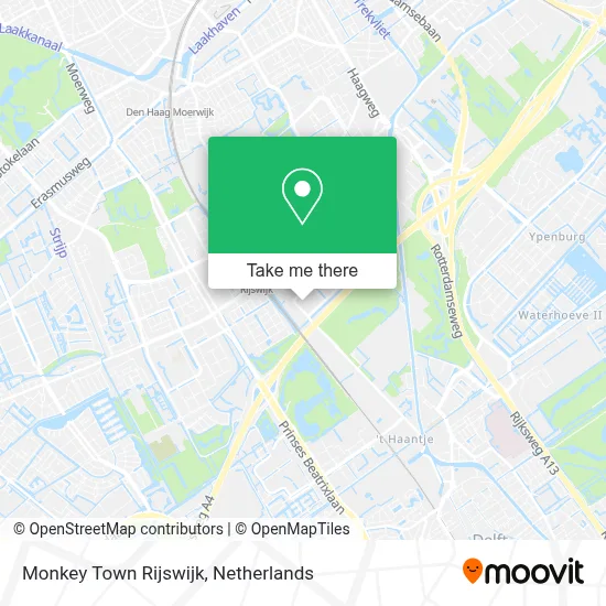 Monkey Town Rijswijk map