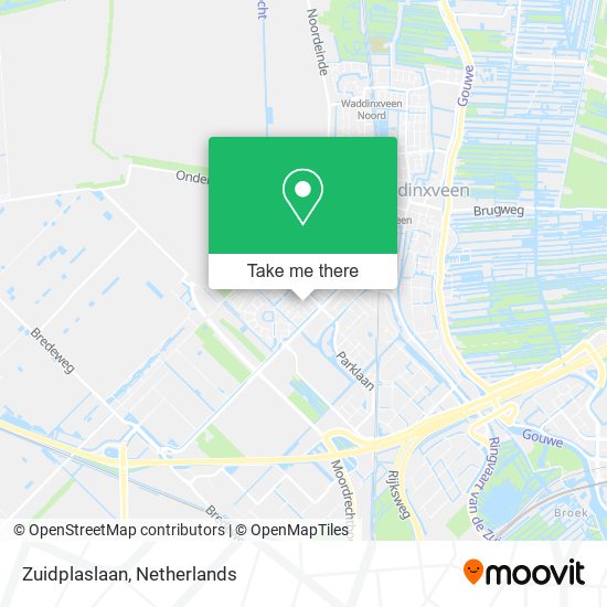 Zuidplaslaan map