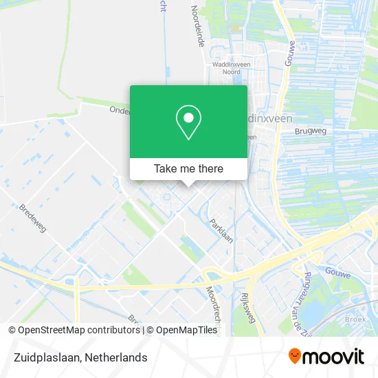 Zuidplaslaan map