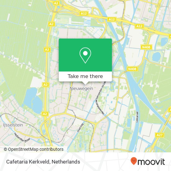 Cafetaria Kerkveld Karte