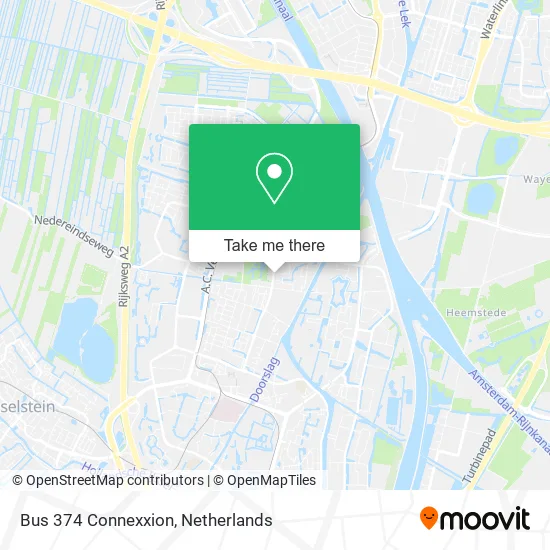 Bus 374 Connexxion map