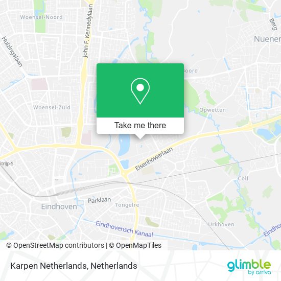 Karpen Netherlands map