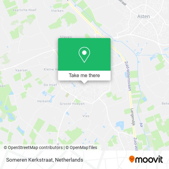 Someren Kerkstraat map