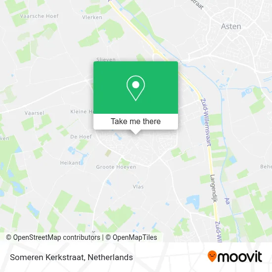Someren Kerkstraat map