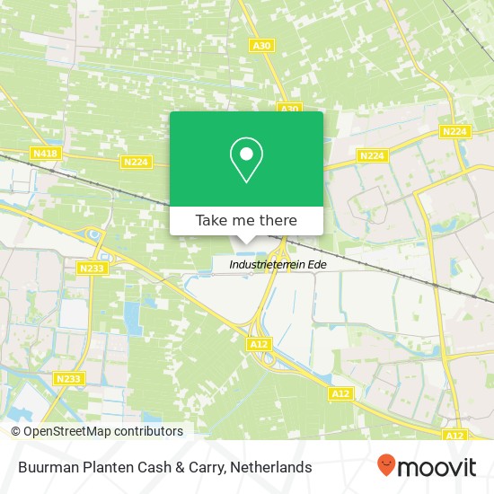 Buurman Planten Cash & Carry Karte