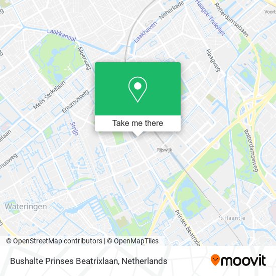 Bushalte Prinses Beatrixlaan map