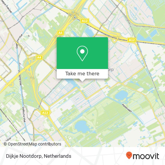 Dijkje Nootdorp map