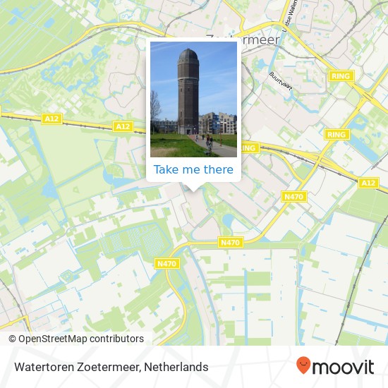 Watertoren Zoetermeer map