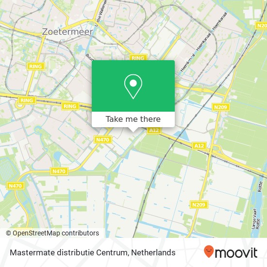 Mastermate distributie Centrum map