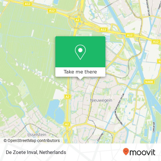 De Zoete Inval map