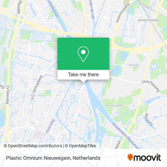 Plastic Omnium Nieuwegein map