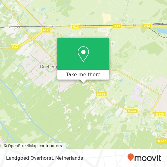 Landgoed Overhorst map