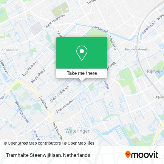 Tramhalte Steenwijklaan map