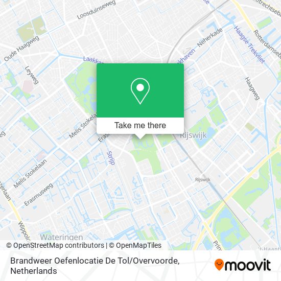 Brandweer Oefenlocatie De Tol / Overvoorde Karte