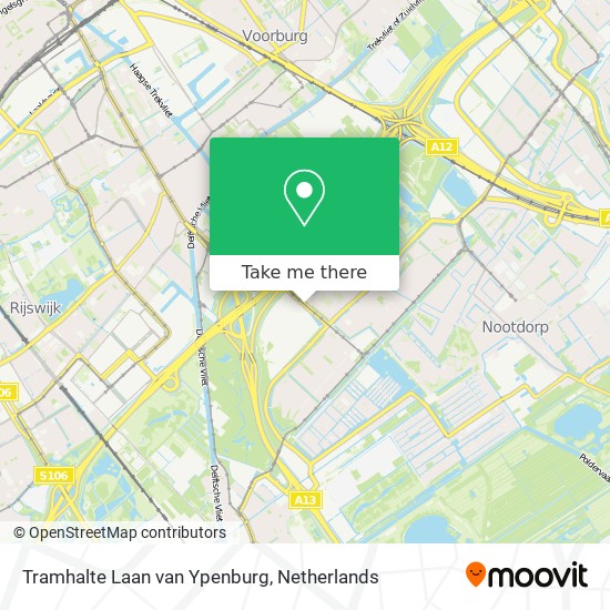 Tramhalte Laan van Ypenburg map