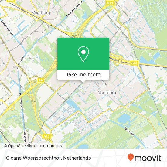 Cicane Woensdrechthof map