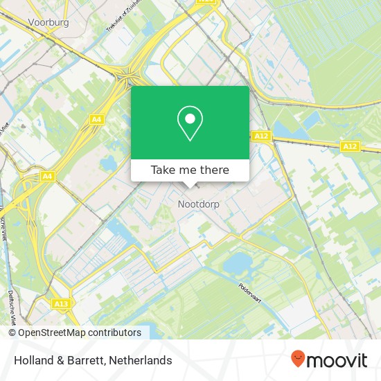 Holland & Barrett map