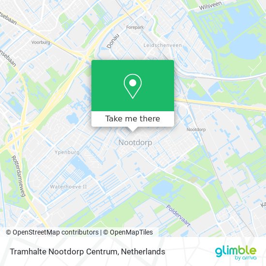 Tramhalte Nootdorp Centrum Karte