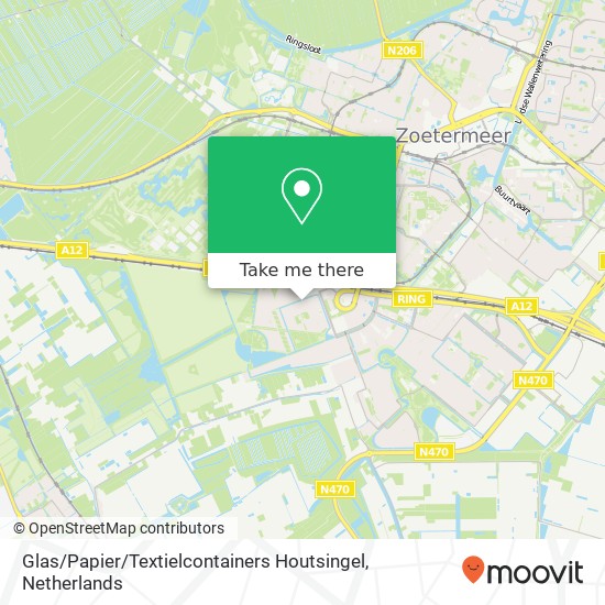 Glas / Papier / Textielcontainers Houtsingel map
