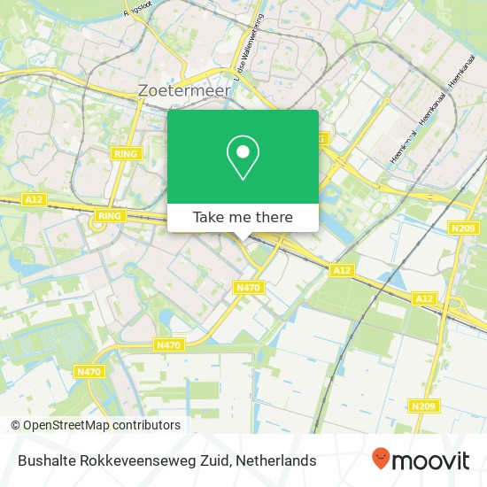 Bushalte Rokkeveenseweg Zuid map