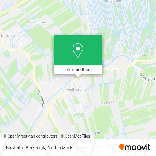 Bushalte Keizerrijk map