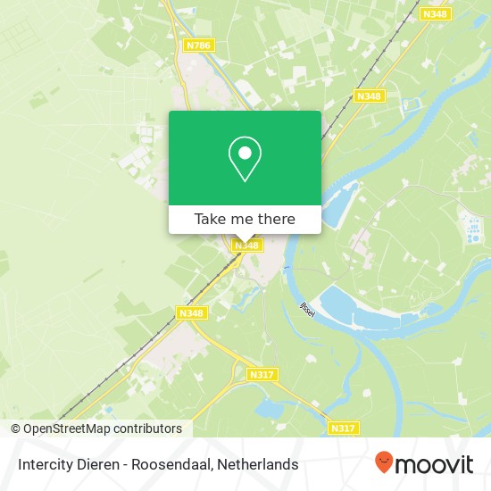 Intercity Dieren - Roosendaal map