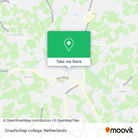Graafschap college map