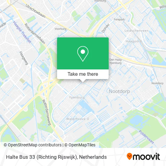 Halte Bus 33 (Richting Rijswijk) map