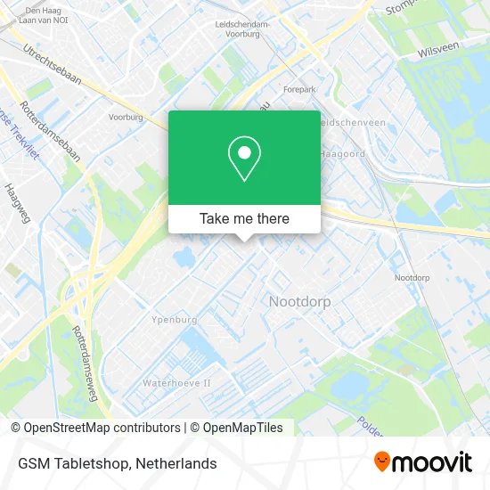GSM Tabletshop map