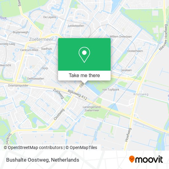 Bushalte Oostweg map