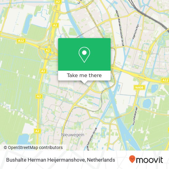 Bushalte Herman Heijermanshove Karte