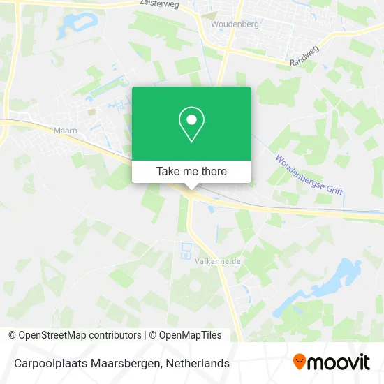Carpoolplaats Maarsbergen map