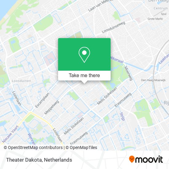 Theater Dakota map