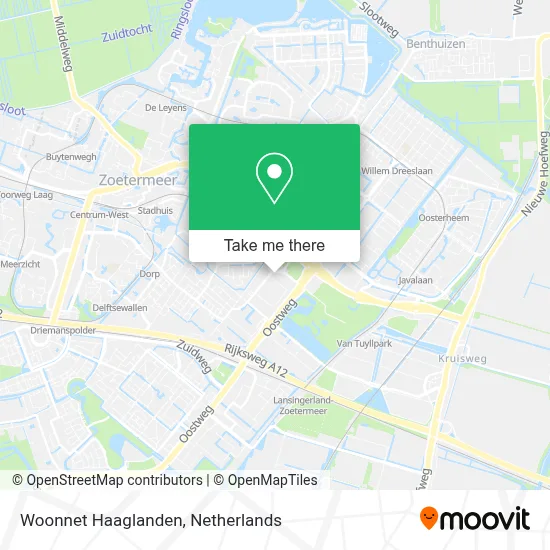 Woonnet Haaglanden map