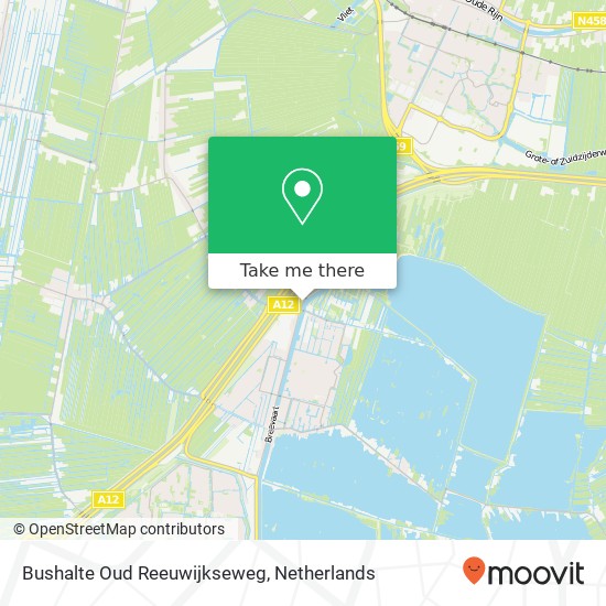 Bushalte Oud Reeuwijkseweg Karte