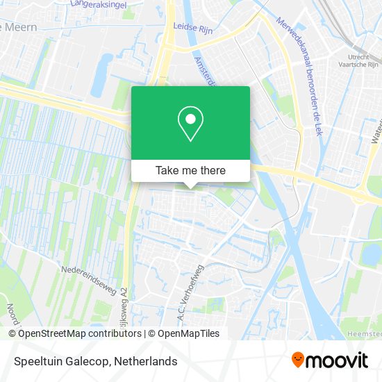 Speeltuin Galecop map