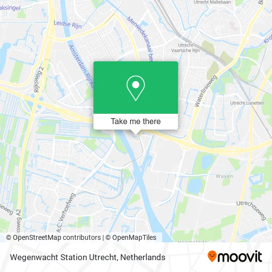 Wegenwacht Station Utrecht map
