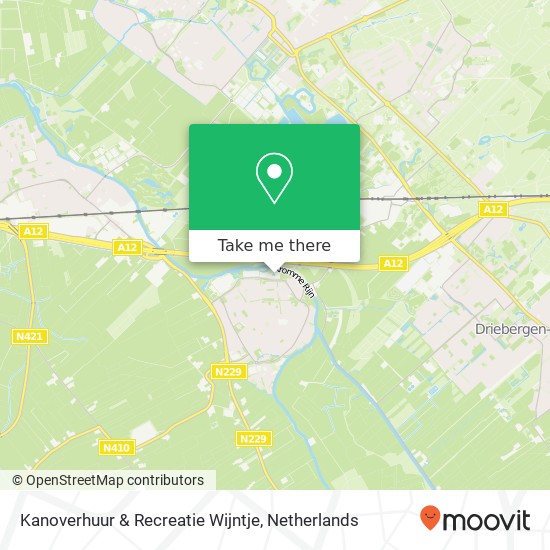 Kanoverhuur & Recreatie Wijntje map