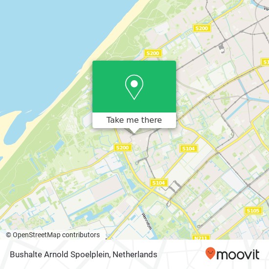 Bushalte Arnold Spoelplein map