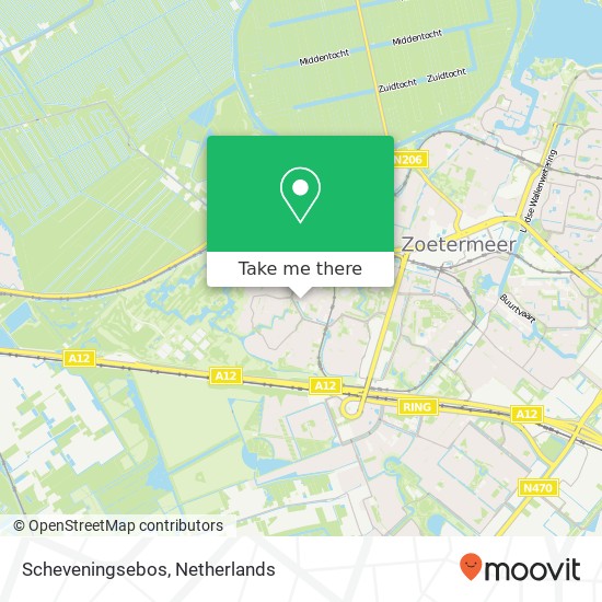 Scheveningsebos map