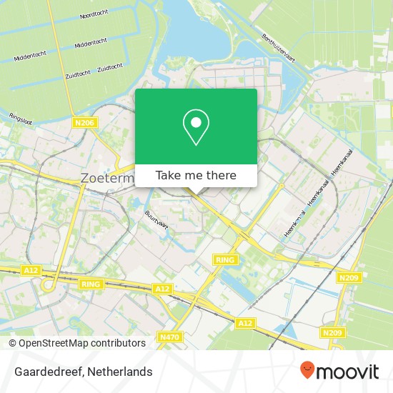 Gaardedreef map